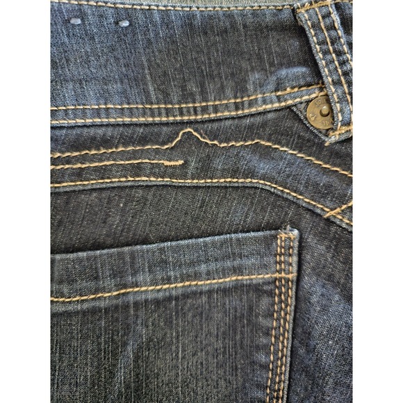 Jolt Y2K Low Rise Jegging Jeans Womens Juniors Size 5 Blue Dark‎ Wash Stretch - Picture 11 of 11